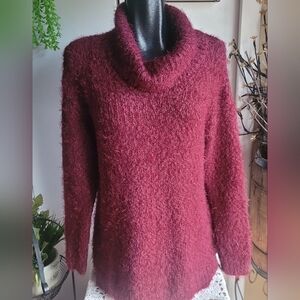 Kenneth Cole Reaction Red Turtleneck Sweater M